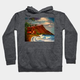 Quaint Cottage by the Sea Hoodie